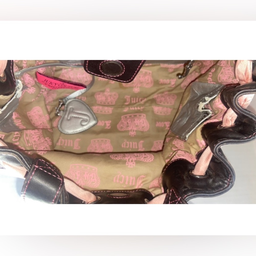 JUICY COUTURE ❤️❤️ VINTAGE Y2K  SATCHEL BAG - Picture 9 of 16